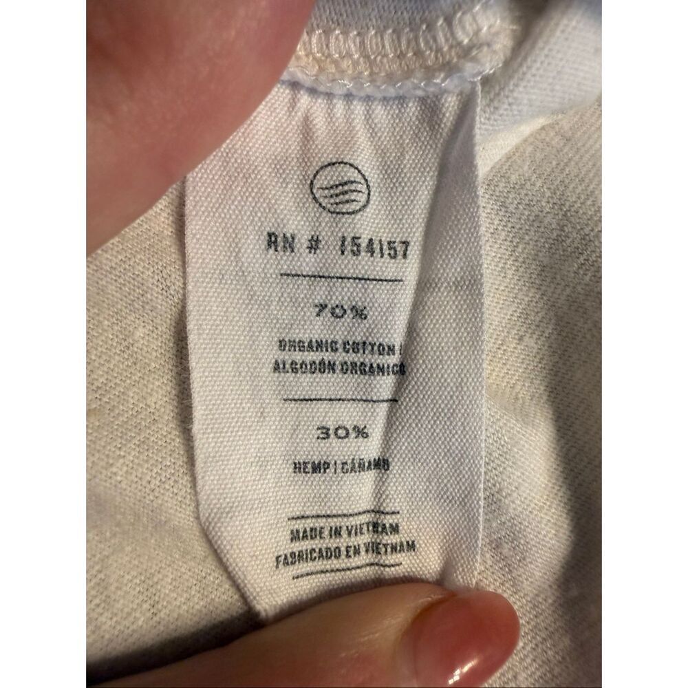 United By Blue Women's Impact Collection Organic Cotton Hemp Tank Top White XL - Picture 6 of 8